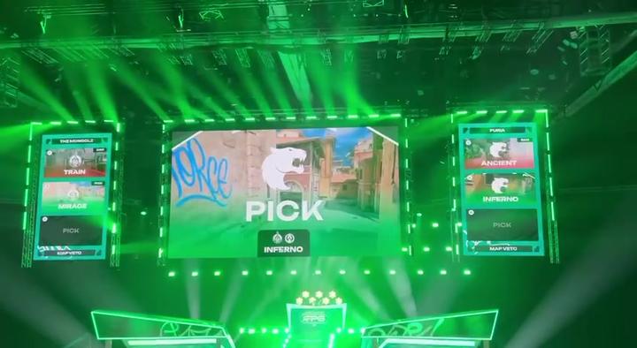 Map veto graphics
